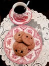 Gluten free cookies coffee Royalty Free Stock Photo