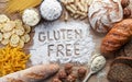 Gluten free food Royalty Free Stock Photo