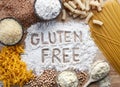 Gluten free food Royalty Free Stock Photo