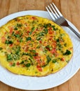 Gluten free kale omelette