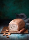 Gluten free loaf bread made with almond and coconut flour