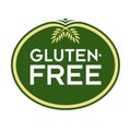 Gluten-Free Logo Royalty Free Stock Photo