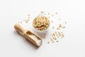 Gluten free oat flour - for healthy cooking and eating Royalty Free Stock Photo