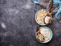 Gluten free oat flour Royalty Free Stock Photo