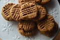 Gluten Free Peanut Butter Cookies Royalty Free Stock Photo