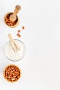 Gluten free peanut flour - for healthy cooking and eating Royalty Free Stock Photo