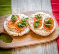 Gluten-free sandwiches with mozzarella and tomatoes
