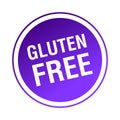 Gluten free sticker Royalty Free Stock Photo