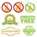 Gluten free symbol Royalty Free Stock Photo