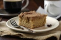 gluten-free and vegan coffee cake, warm from the oven with rich cinnamon flavor