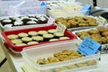 Gluten and nut free items at a bake sale