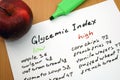 Glycemic index