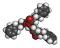 Glycerol phenylbutyrate urea cycle disorder drug molecule