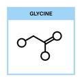 Glycine chemical formula