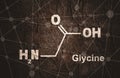 Glycine molecular structure