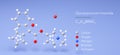 glycopyrronium bromide molecule, molecular structures, antimuscarinics, 3d model, Structural Chemical Formula and Atoms with Color