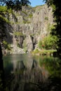 Glyn Vivian quarry. Royalty Free Stock Photo