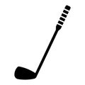 Glyph beautiful golf club vector icon