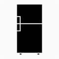 Glyph beautiful Refrigerator vector icon