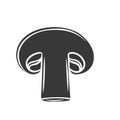 Glyph champignon mushroom glyph icon