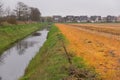 Glyphosate applied next to ditch and houses