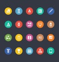 Glyphs Colored Vector Icons 34