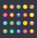 Glyphs Colored Vector Icons 26