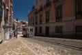 The GlÃÂ³ria Funicular by PraÃÂ§a dos Restauradores... Royalty Free Stock Photo