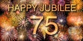Congratulations to the 75th jubilee
