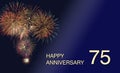 Congratulations to the 75th jubilee