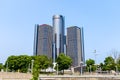 GM Renaissance Center in Detroit Royalty Free Stock Photo