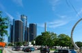GM Renaissance Center, Rencen in Detroit, Michigan, USA Royalty Free Stock Photo