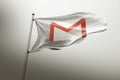 Gmail photorealistic flag editorial Royalty Free Stock Photo