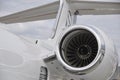 Gulfstream Business Jet Engine Royalty Free Stock Photo