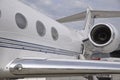 Gulfstream Business Jet Engine Royalty Free Stock Photo