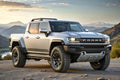 Gmc hummer ev. generated using AI. Royalty Free Stock Photo