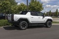 GMC Hummer EV Sport Utility Truck display. The GMC Hummer EV is offered in EV2, EV2x, and EV3x models Royalty Free Stock Photo