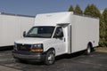 GMC Savana 3500 Cutaway Van with Rockport Box Truck option. GMC also offers the Savana 3500 in a Service Utility Van