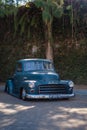 GMC 100 truck displayed on Hotrodiningrat classic car show Royalty Free Stock Photo