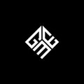 Gme letter logo design on black background. Gme creative initials letter logo concept. Gme letter design Royalty Free Stock Photo