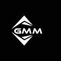GMM abstract technology logo design on Black background. GMM creative initials letter logo concept Royalty Free Stock Photo