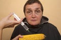 GMO corn Royalty Free Stock Photo
