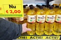 GMO free Cooking Oil in a grocery