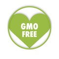 GMO free eco  sign concept abstract picture. Business artwork vector graphics Royalty Free Stock Photo