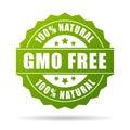 Gmo free natural product icon Royalty Free Stock Photo