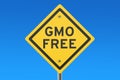 Gmo Free road sign Royalty Free Stock Photo