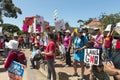 GMO protest in San Diego, California.