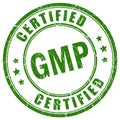 Gmp certified vector stamp Royalty Free Stock Photo