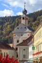 Stadtturm of Gmuend in Kaernten, Austria Royalty Free Stock Photo