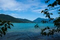 Gmund am Tegernsee in summer, blue sky, tourism Royalty Free Stock Photo